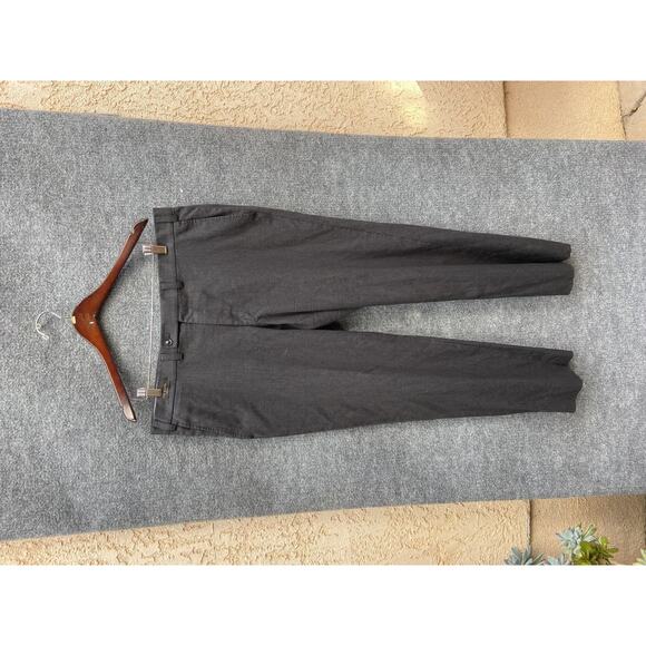 Ted Baker London Mens 40 Franklin Pant Charcoal Gray Wool Stretch Dress Pants - Picture 1 of 10